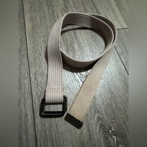 Pick 2 items for $10: Calvin Klein Light Beige Belt with Metal Buckle